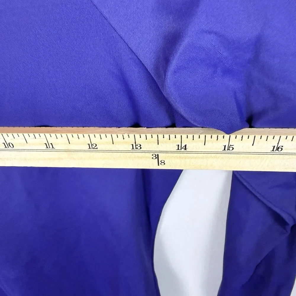 Boden Women’s Half Zip Up Rash Guard Vest Top Blue Size 4 Swim Surf Long sleeves - Picture 8 of 8